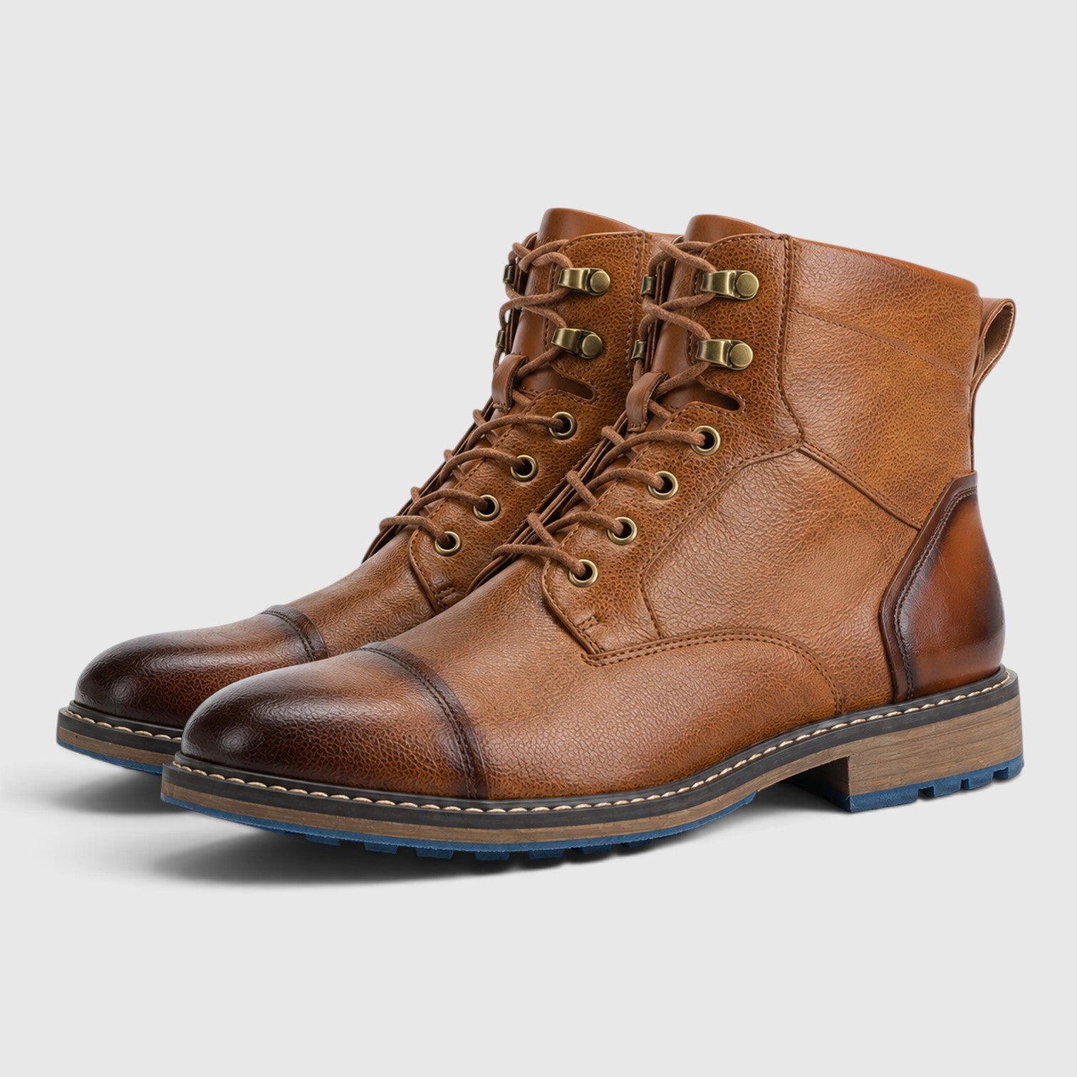 Monvaline | Men’s Premium Leather Boots for Walking, Travel and Outdoor Wear