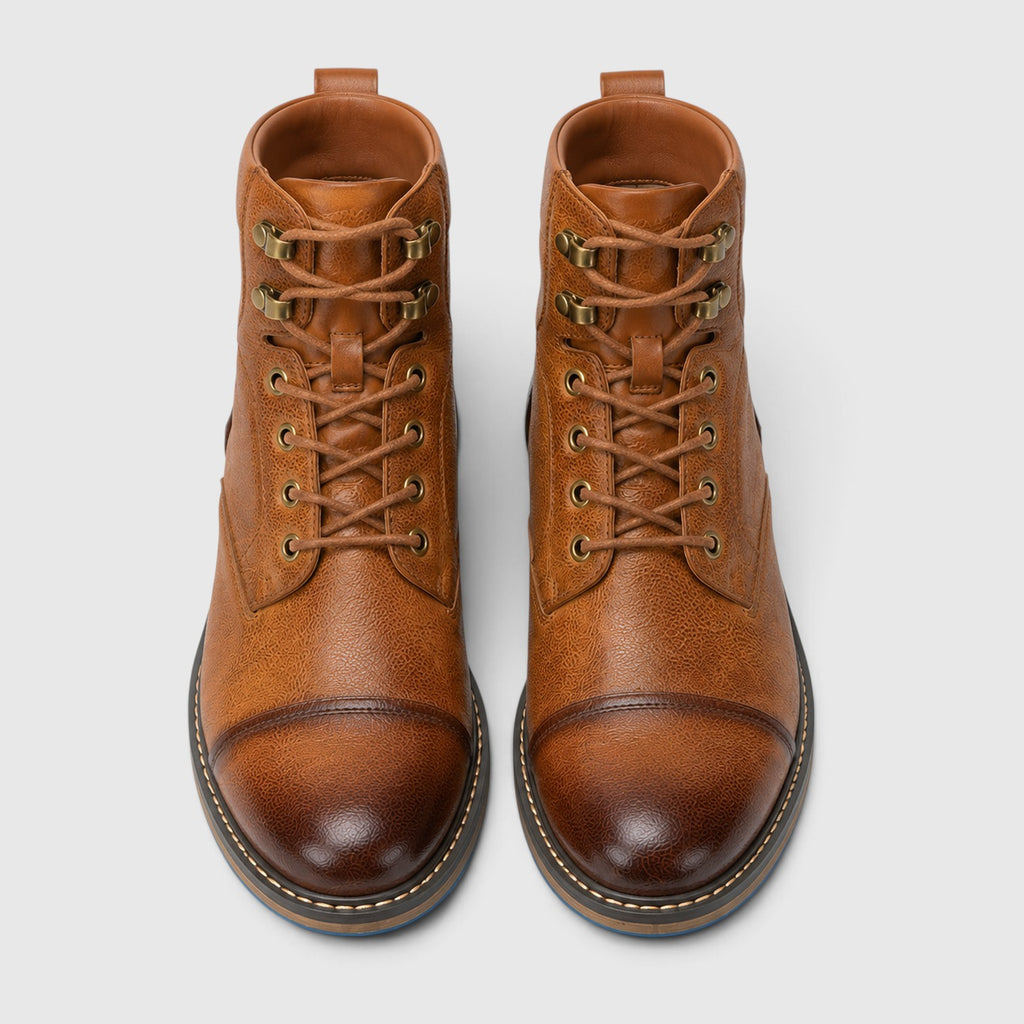 Monvaline | Men’s Premium Leather Boots for Walking, Travel and Outdoor Wear