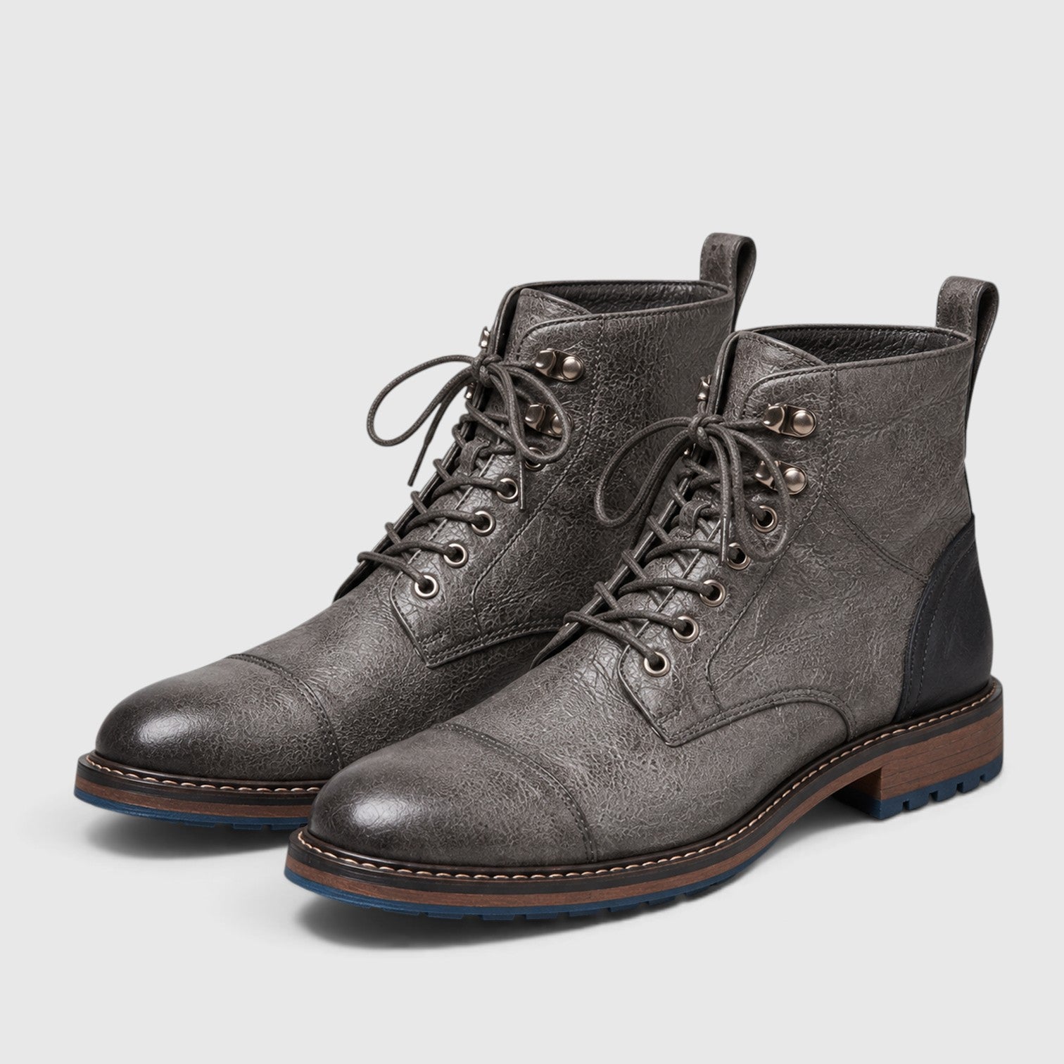 Monvaline | Men’s Premium Leather Boots for Walking, Travel and Outdoor Wear