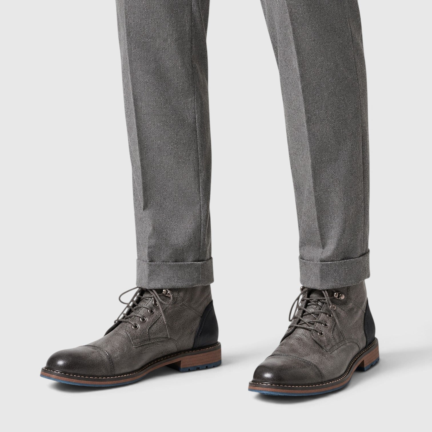 Monvaline | Men’s Premium Leather Boots for Walking, Travel and Outdoor Wear