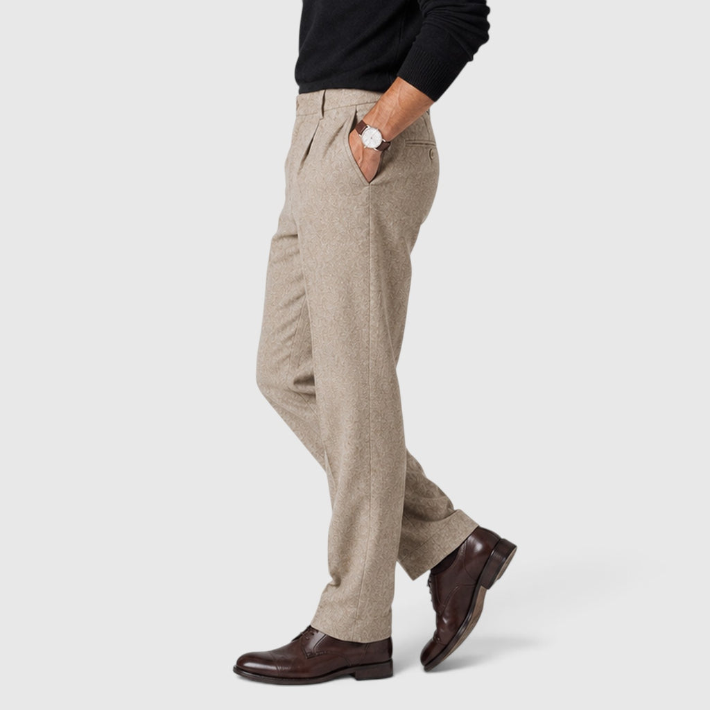 Monvaline | Men’s Premium Wool Blend Trousers for Elegant Style