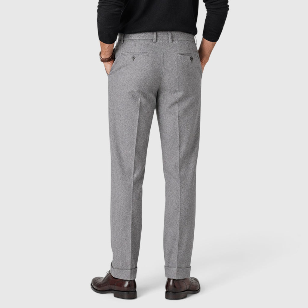 Monvaline | Men’s Premium Wool Blend Trousers for Elegant Style