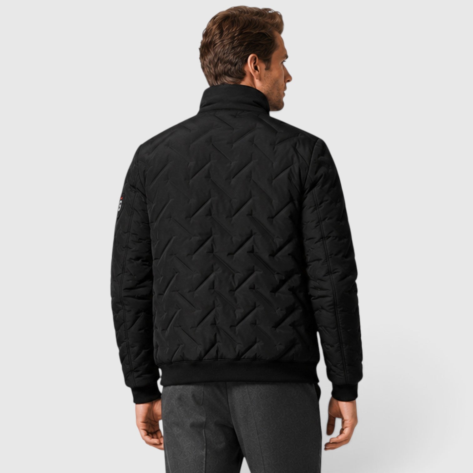 Monvaline | Men’s Quilted Jacket – Lightweight Full-Zip Design