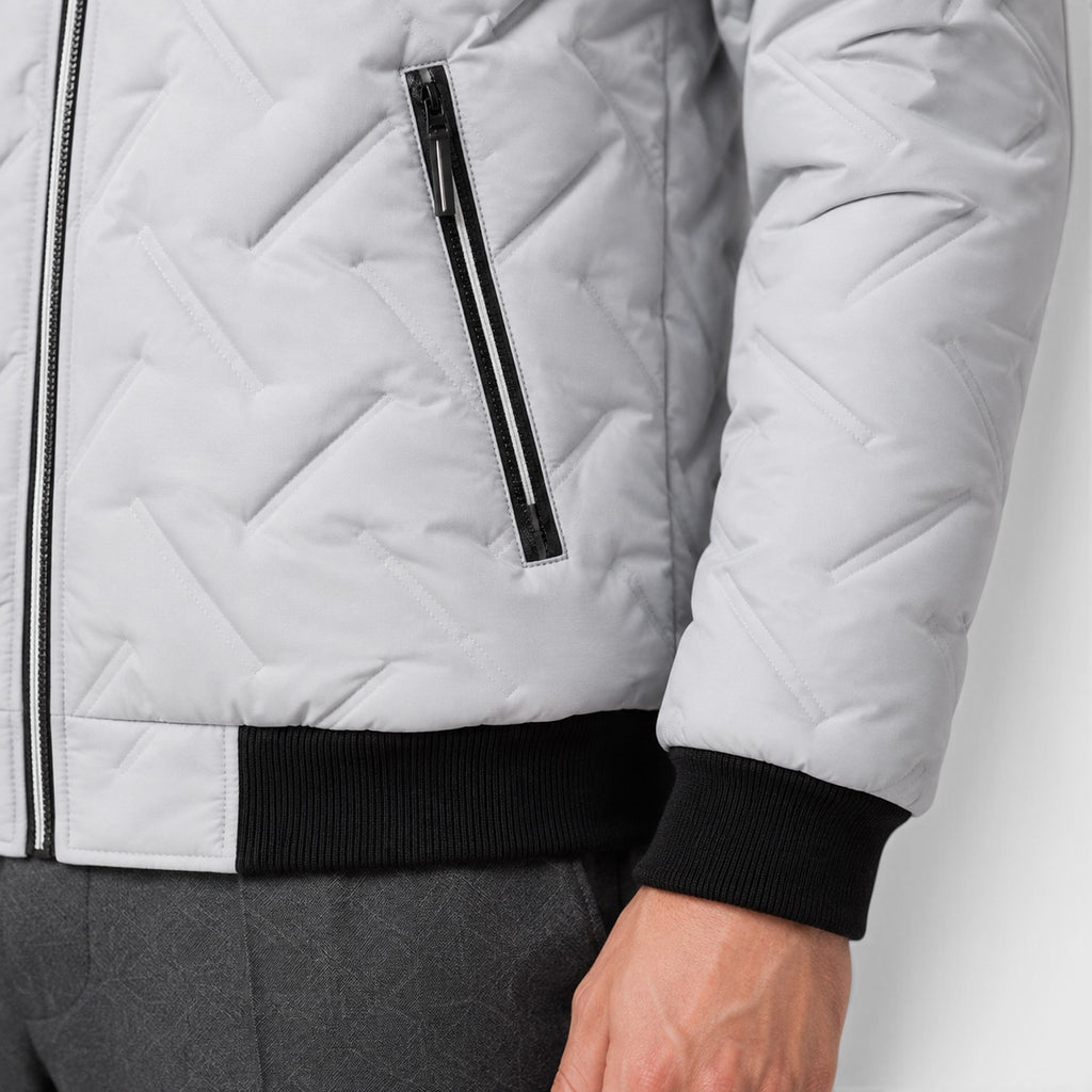 Monvaline | Men’s Quilted Jacket – Lightweight Full-Zip Design