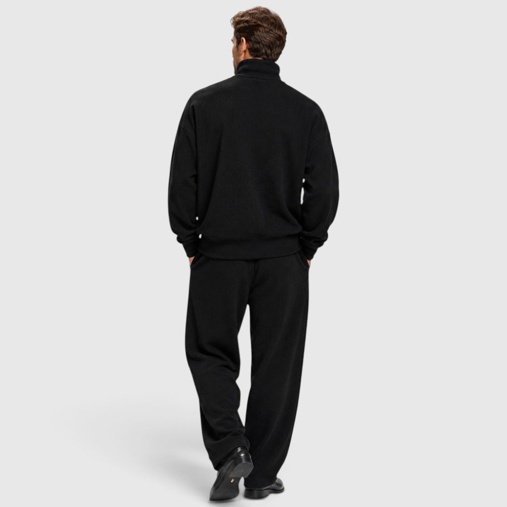 Monvaline | Men’s Roll Neck Jumper & Trousers Two-Piece Set