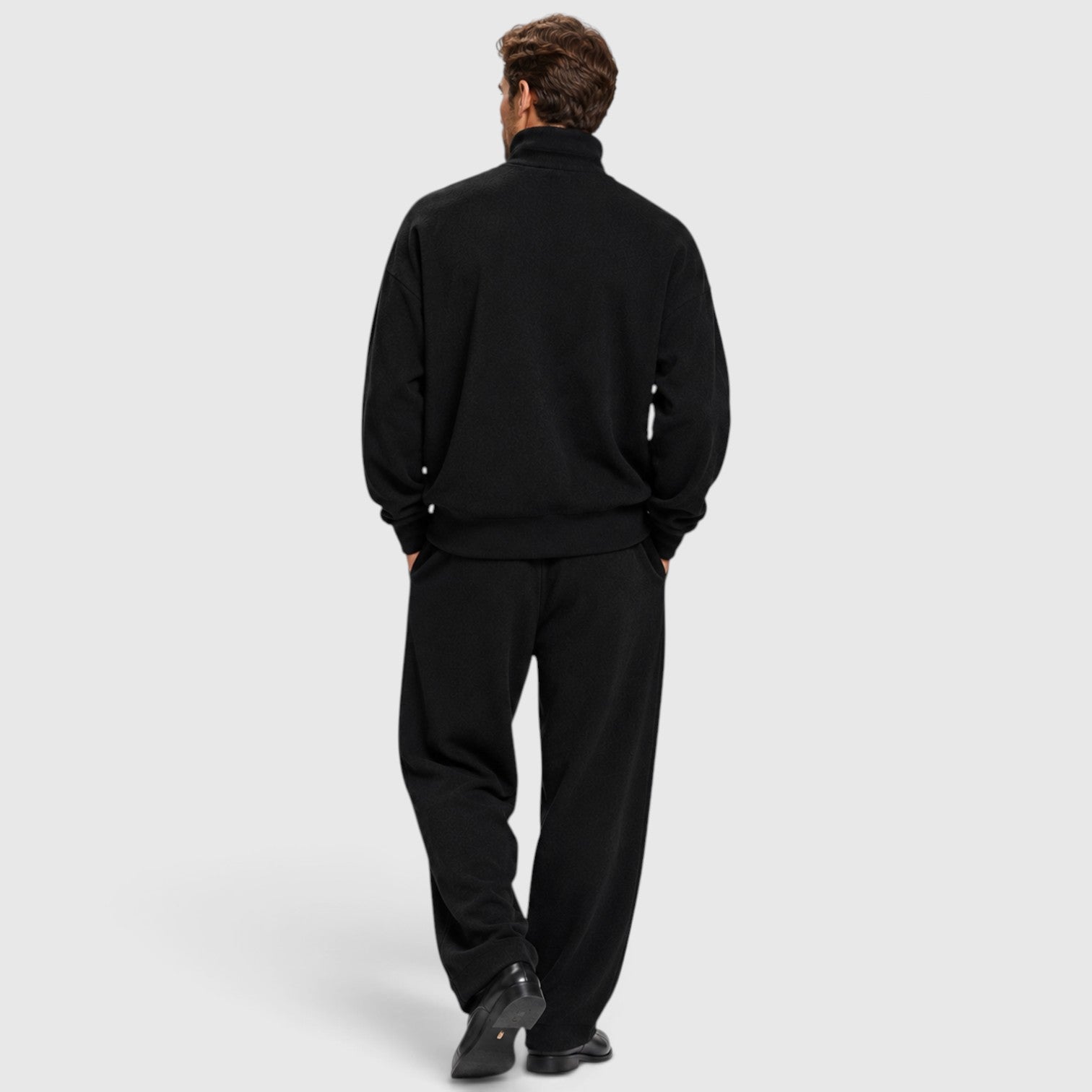 Monvaline | Men’s Roll Neck Jumper & Trousers Two-Piece Set