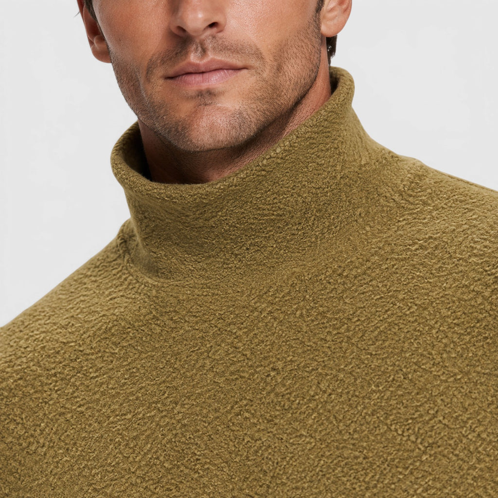 Monvaline | Men’s Roll Neck Jumper & Trousers Two-Piece Set