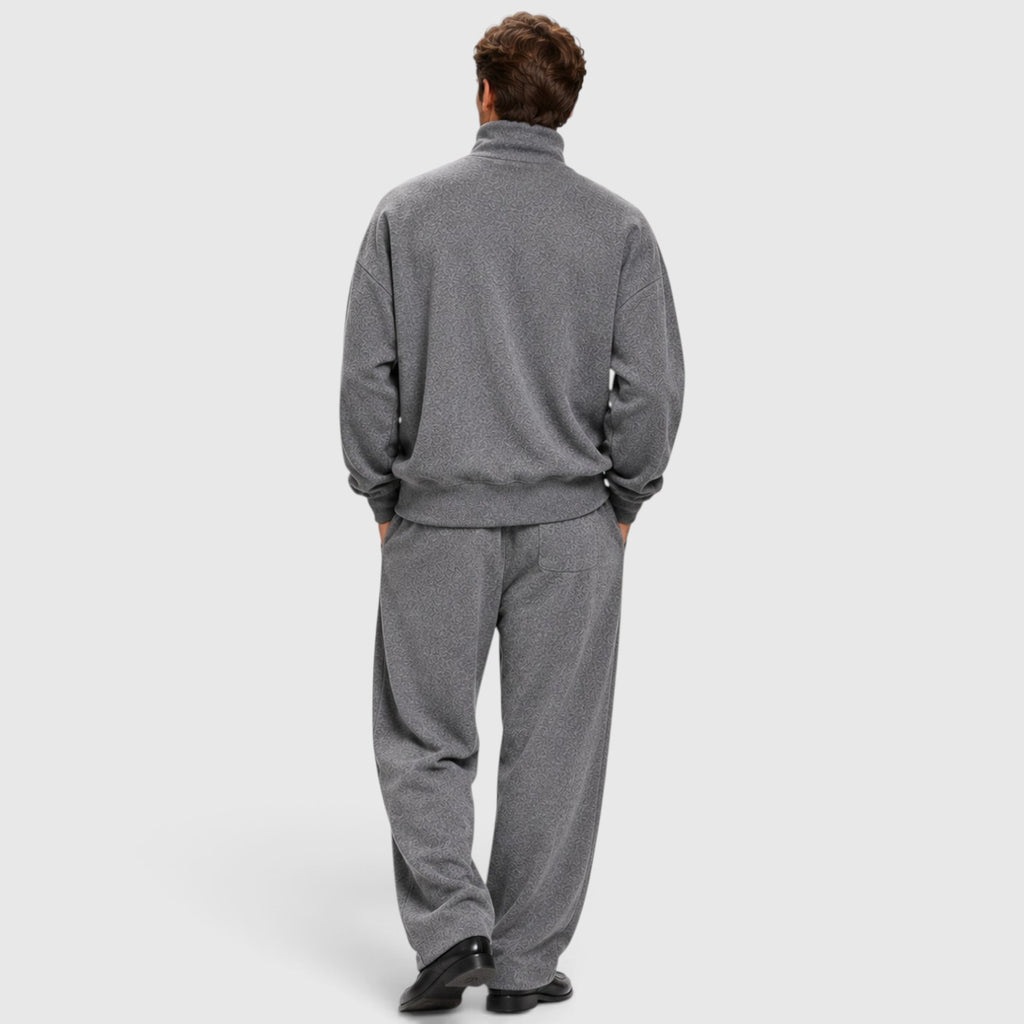 Monvaline | Men’s Roll Neck Jumper & Trousers Two-Piece Set