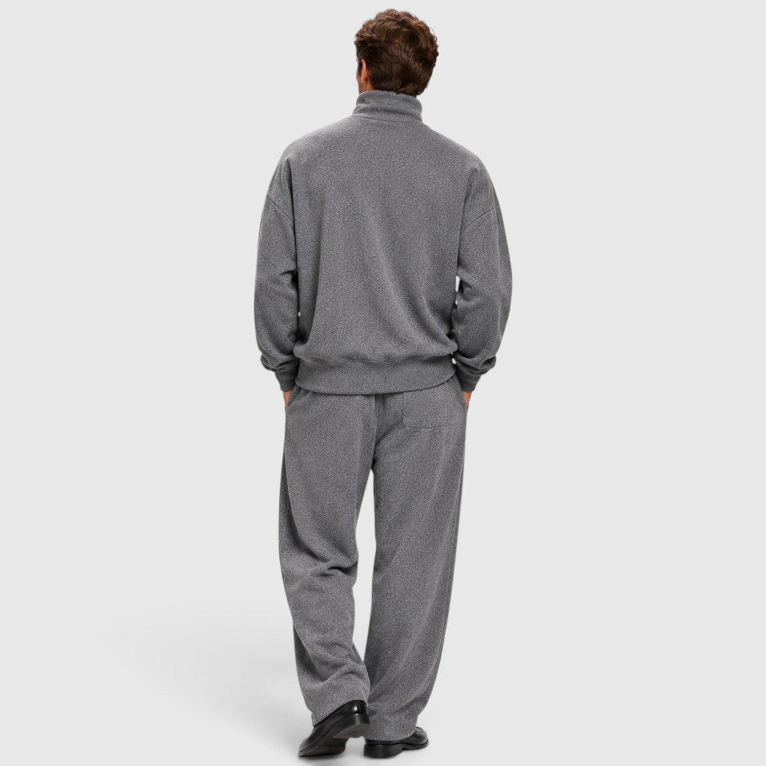 Monvaline | Men’s Roll Neck Jumper & Trousers Two-Piece Set
