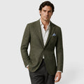 Monvaline | Men’s Tailored Blazer – Single-Breasted Smart Casual
