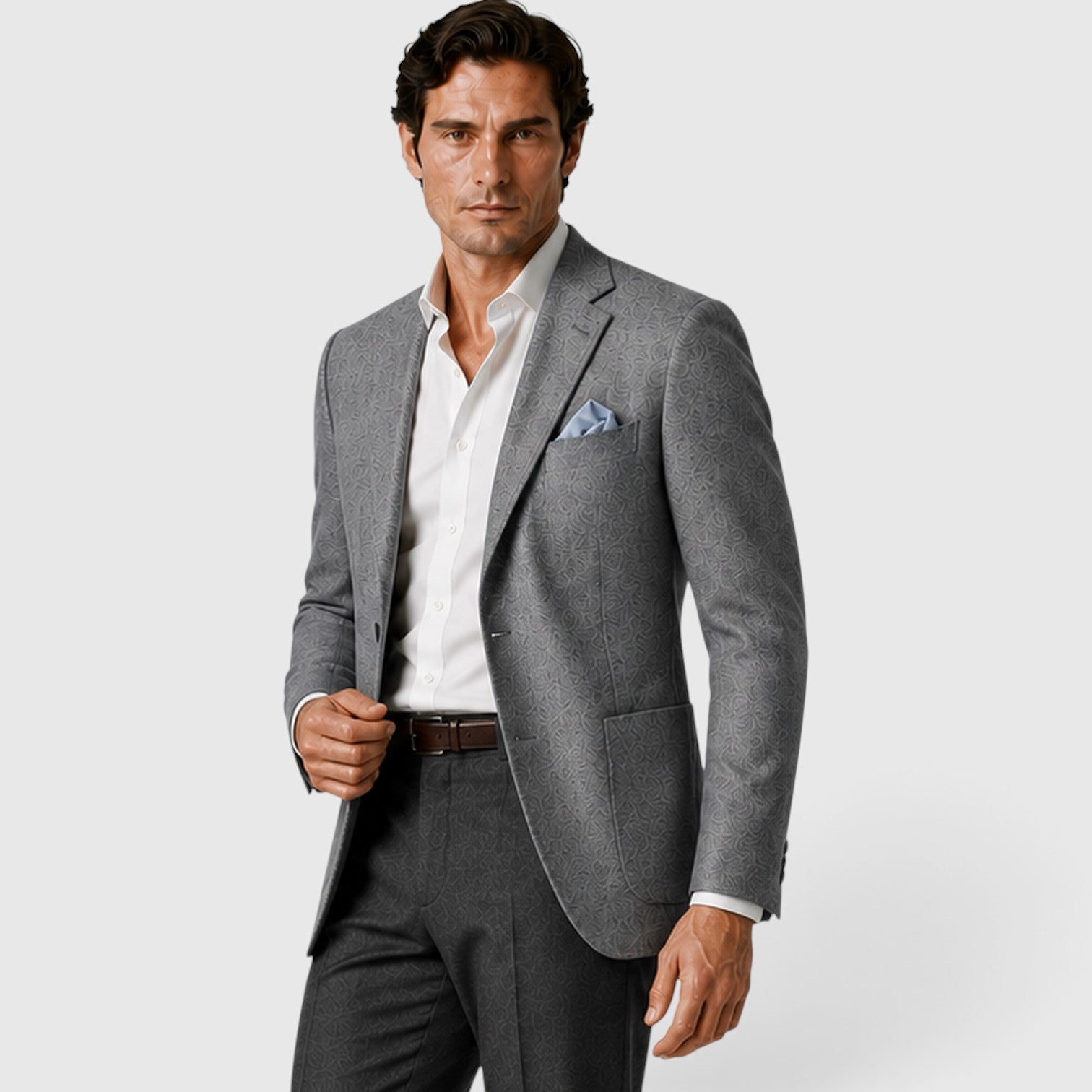 Monvaline | Men’s Tailored Blazer – Single-Breasted Smart Casual