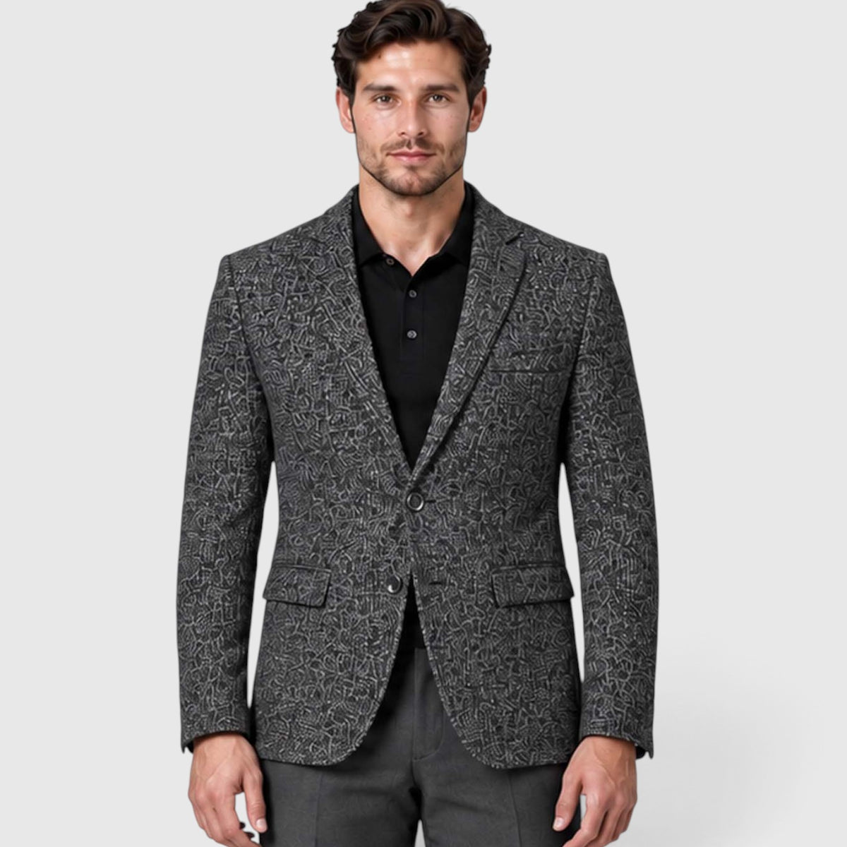 Monvaline | Men’s Tailored Blazer Slim Fit for Smart Casual Style
