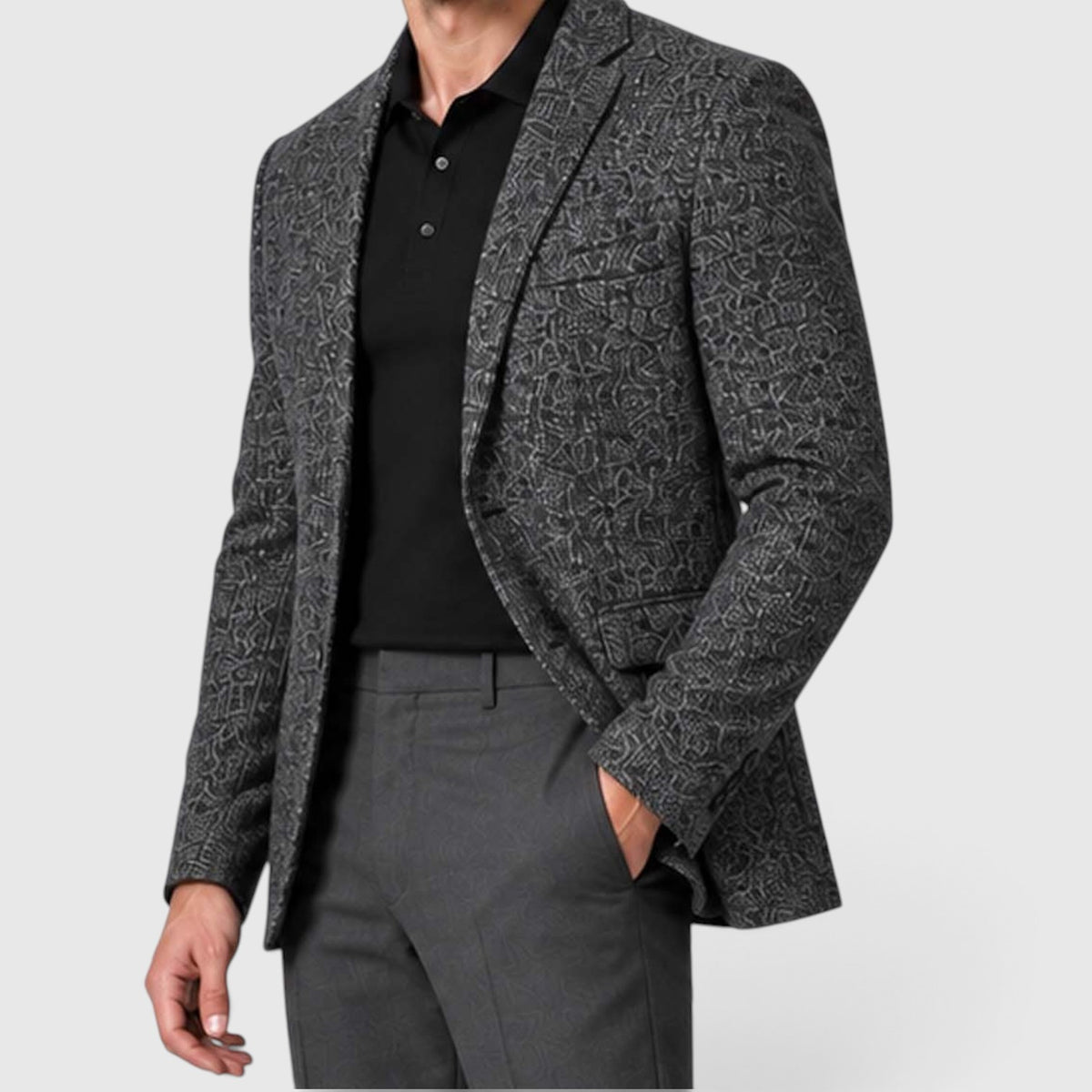 Monvaline | Men’s Tailored Blazer Slim Fit for Smart Casual Style