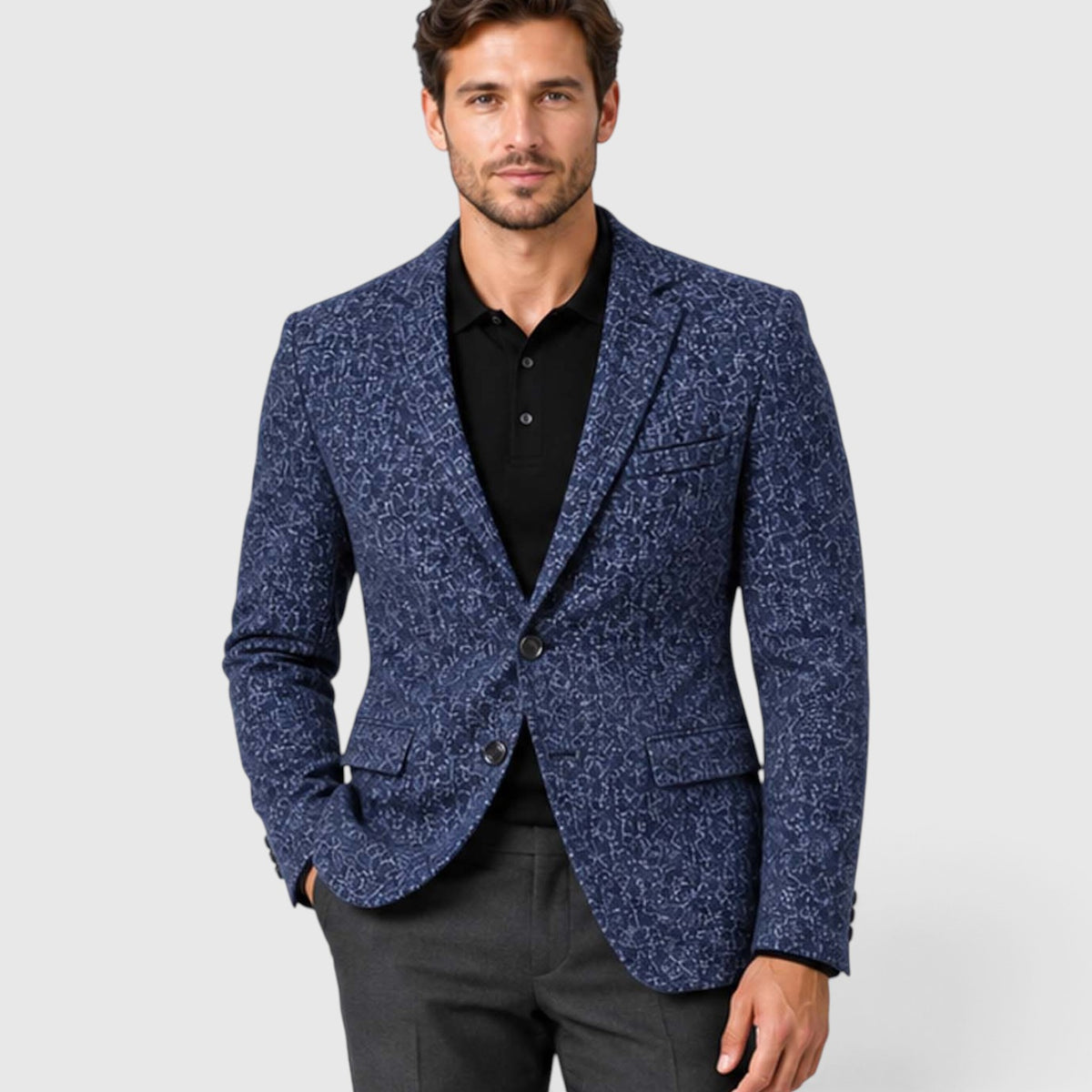 Monvaline | Men’s Tailored Blazer Slim Fit for Smart Casual Style