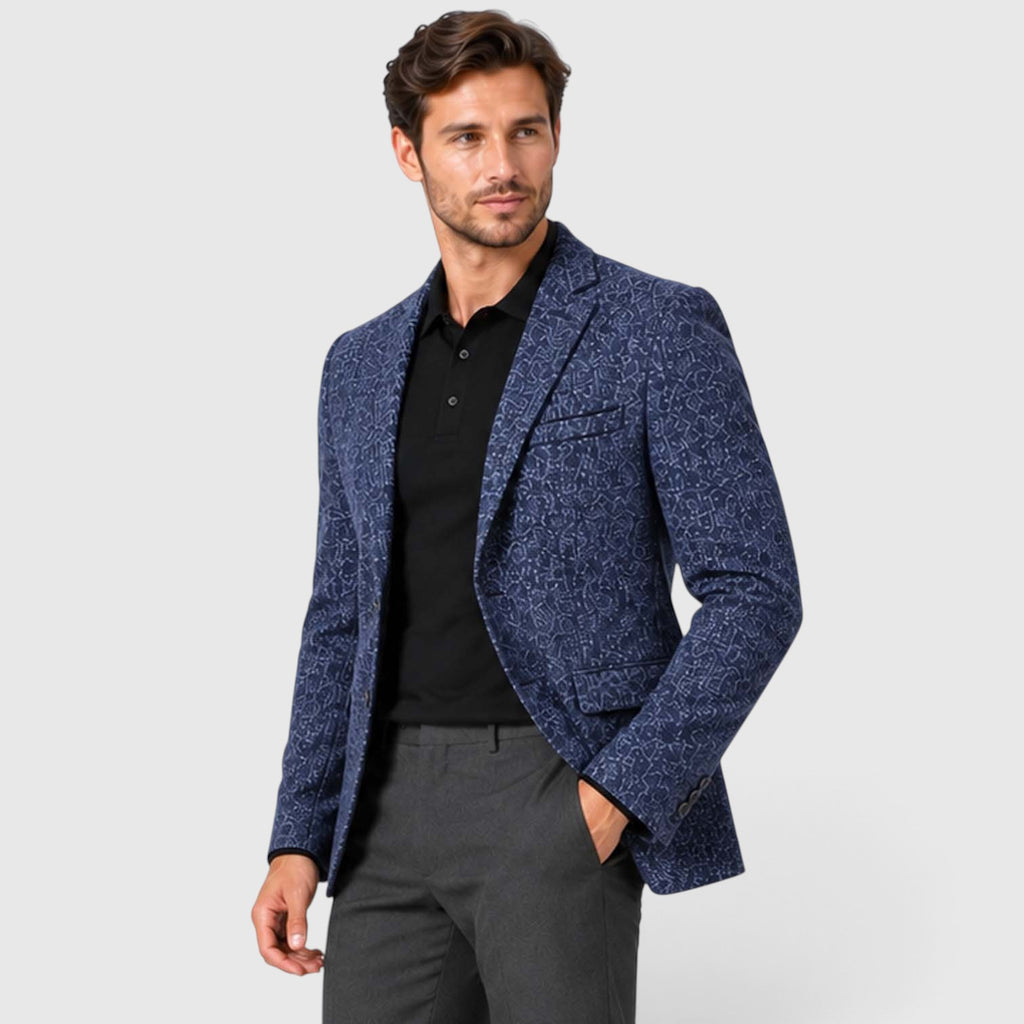 Monvaline | Men’s Tailored Blazer Slim Fit for Smart Casual Style