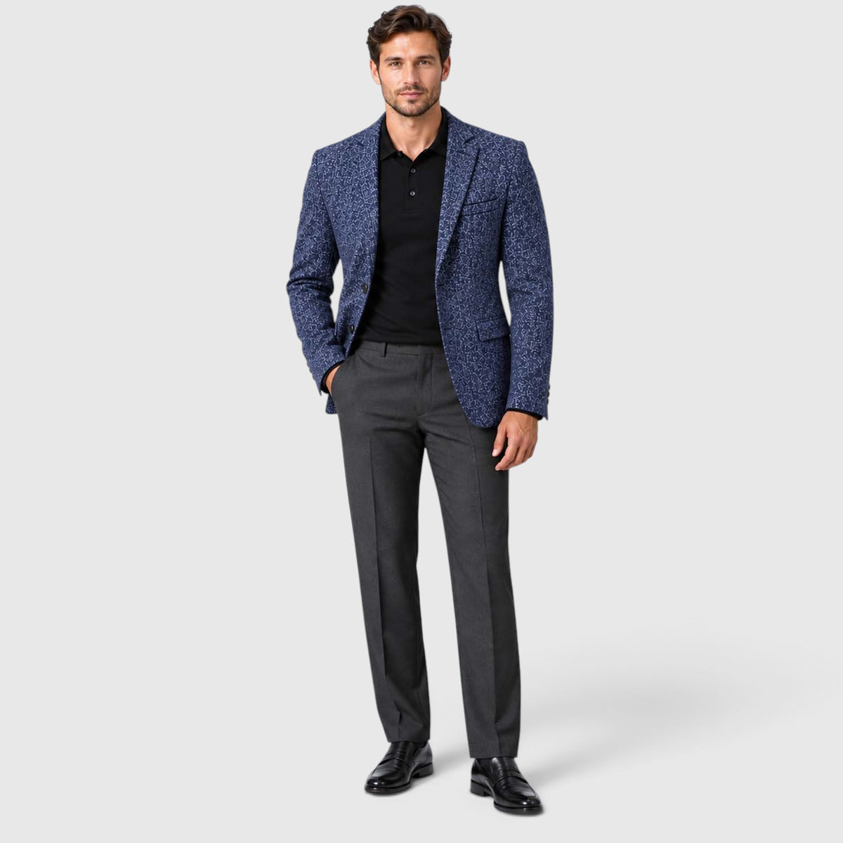 Monvaline | Men’s Tailored Blazer Slim Fit for Smart Casual Style