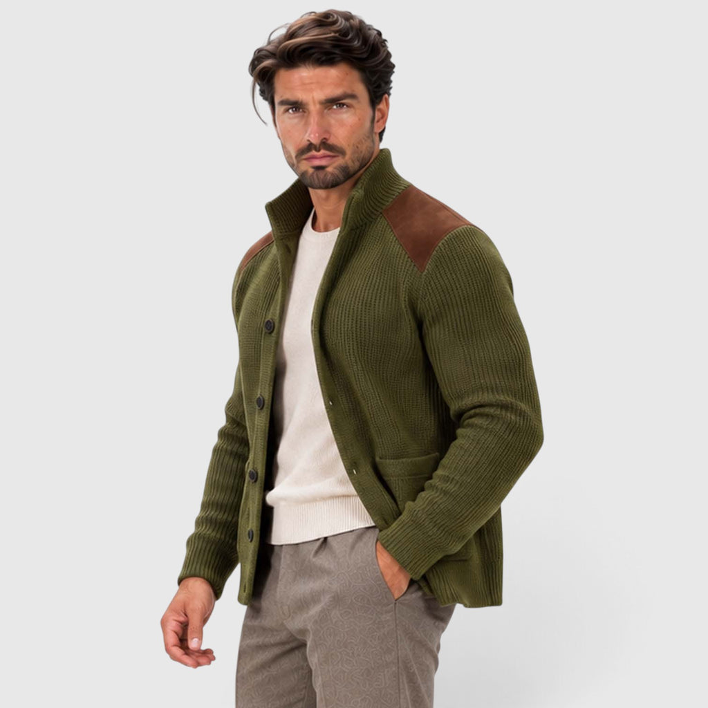 Monvaline | Men’s Tailored Knit Blazer for Smart Casual Outfits