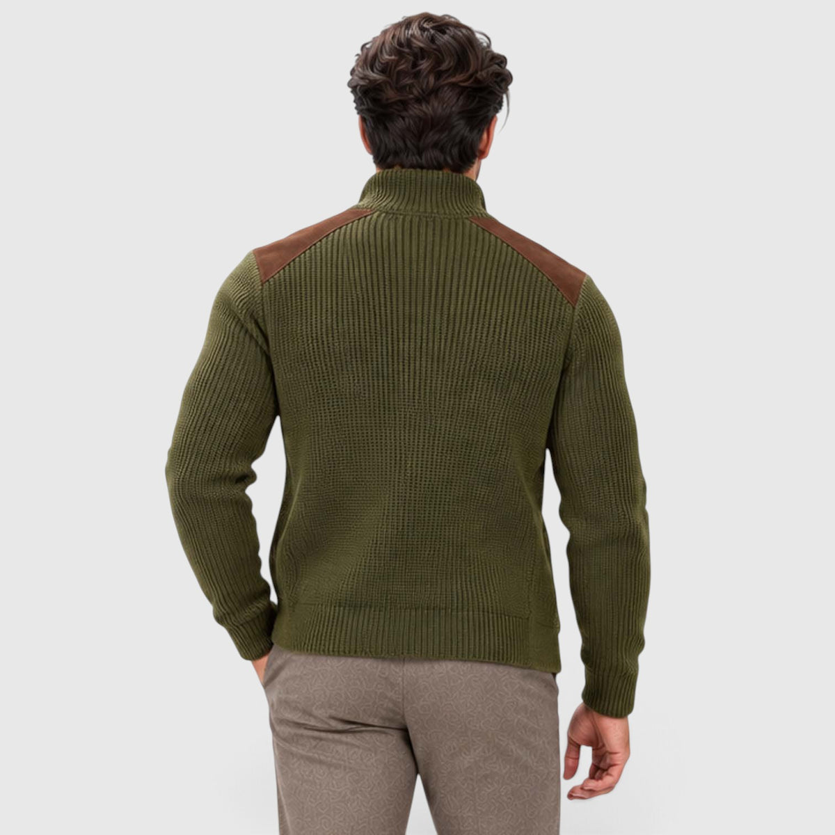 Monvaline | Men’s Tailored Knit Blazer for Smart Casual Outfits