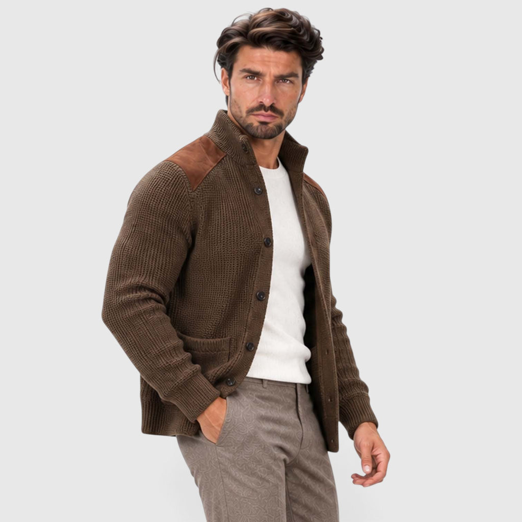 Monvaline | Men’s Tailored Knit Blazer for Smart Casual Outfits
