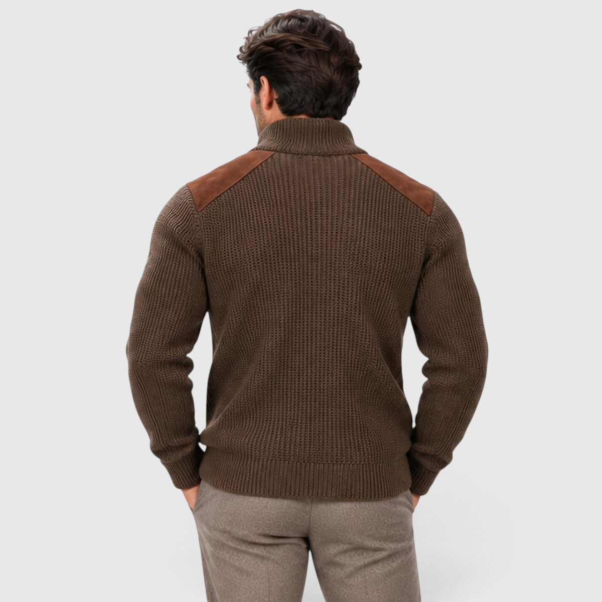 Monvaline | Men’s Tailored Knit Blazer for Smart Casual Outfits