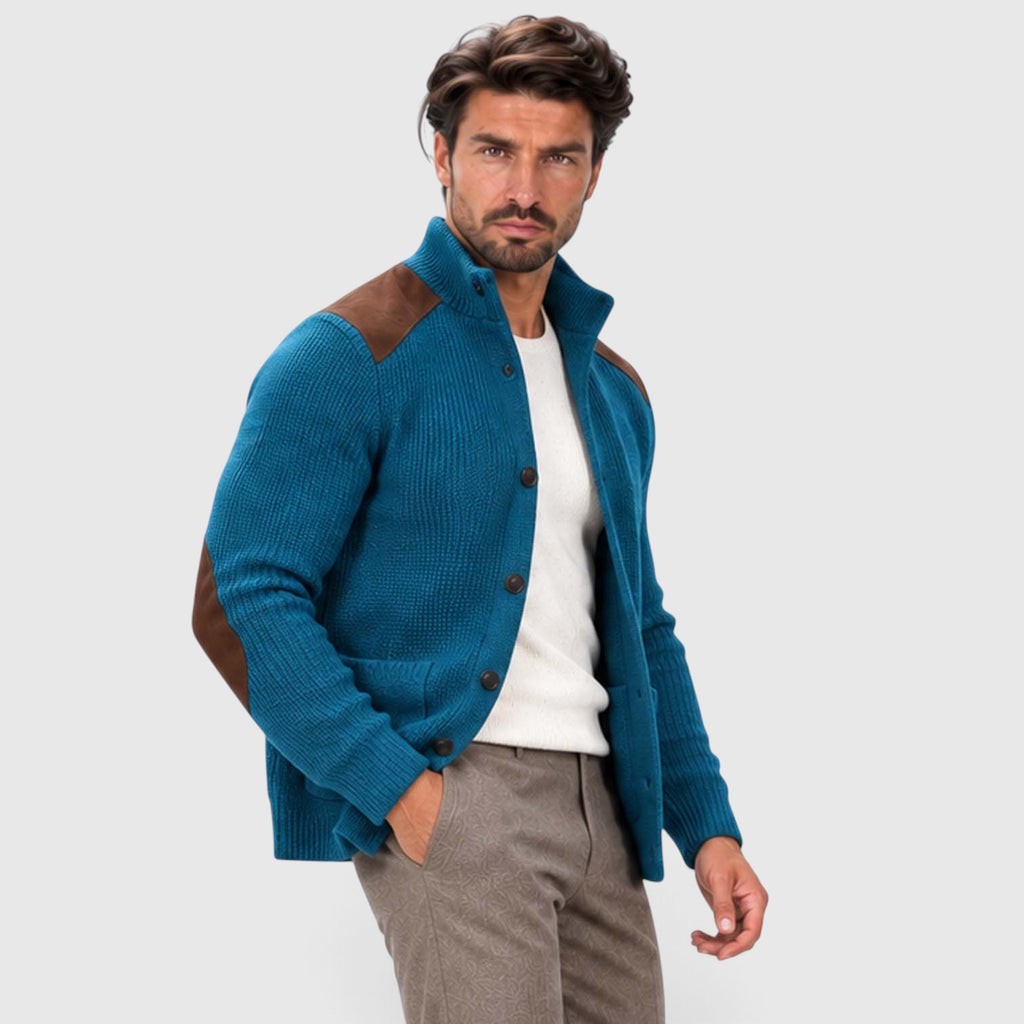 Monvaline | Men’s Tailored Knit Blazer for Smart Casual Outfits