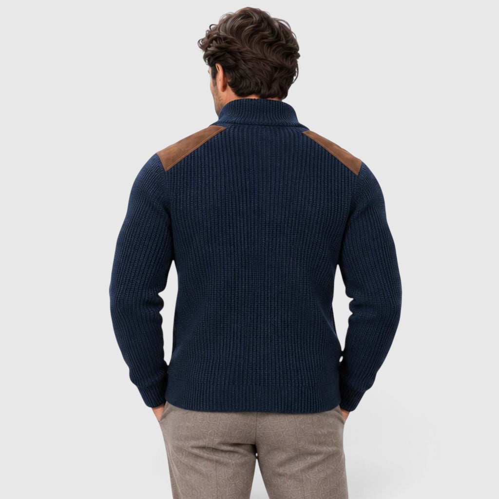 Monvaline | Men’s Tailored Knit Blazer for Smart Casual Outfits