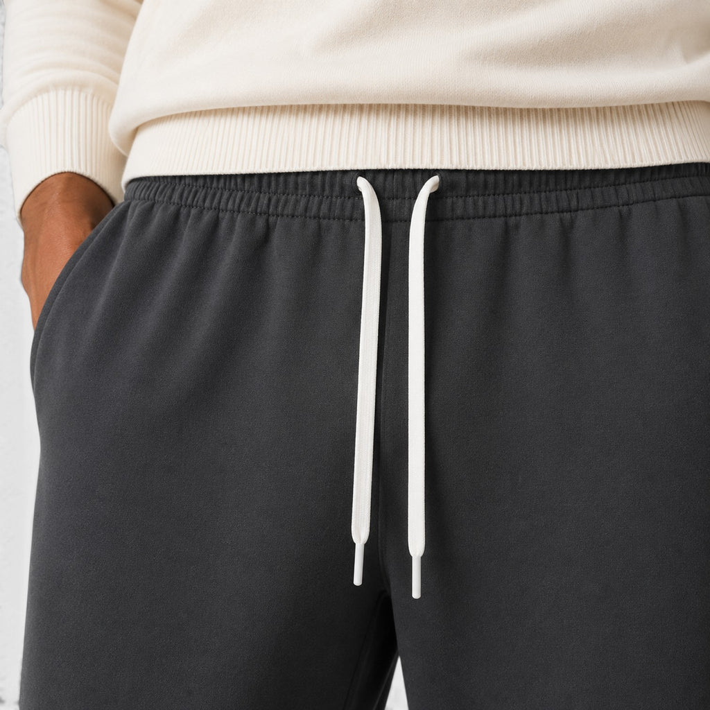 Monvaline | Men’s Thick Knit Jogger Trousers for Warmth and Casual Wear