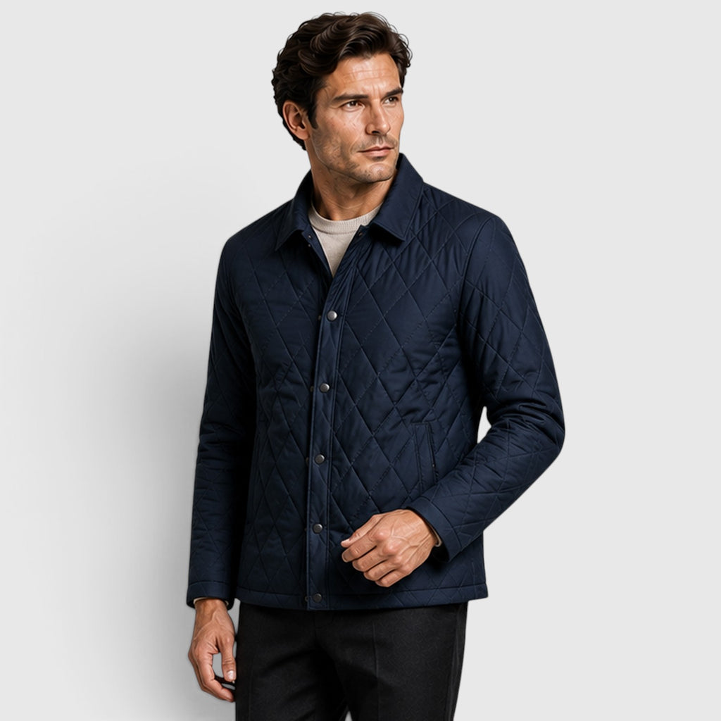 Monvaline | Men’s Thick Puffer Jacket Loose Fit for Outdoor Wear