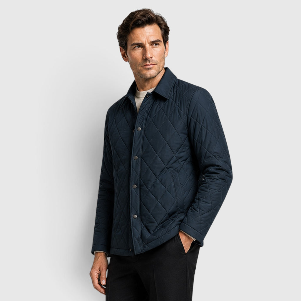Monvaline | Men’s Thick Puffer Jacket Loose Fit for Outdoor Wear