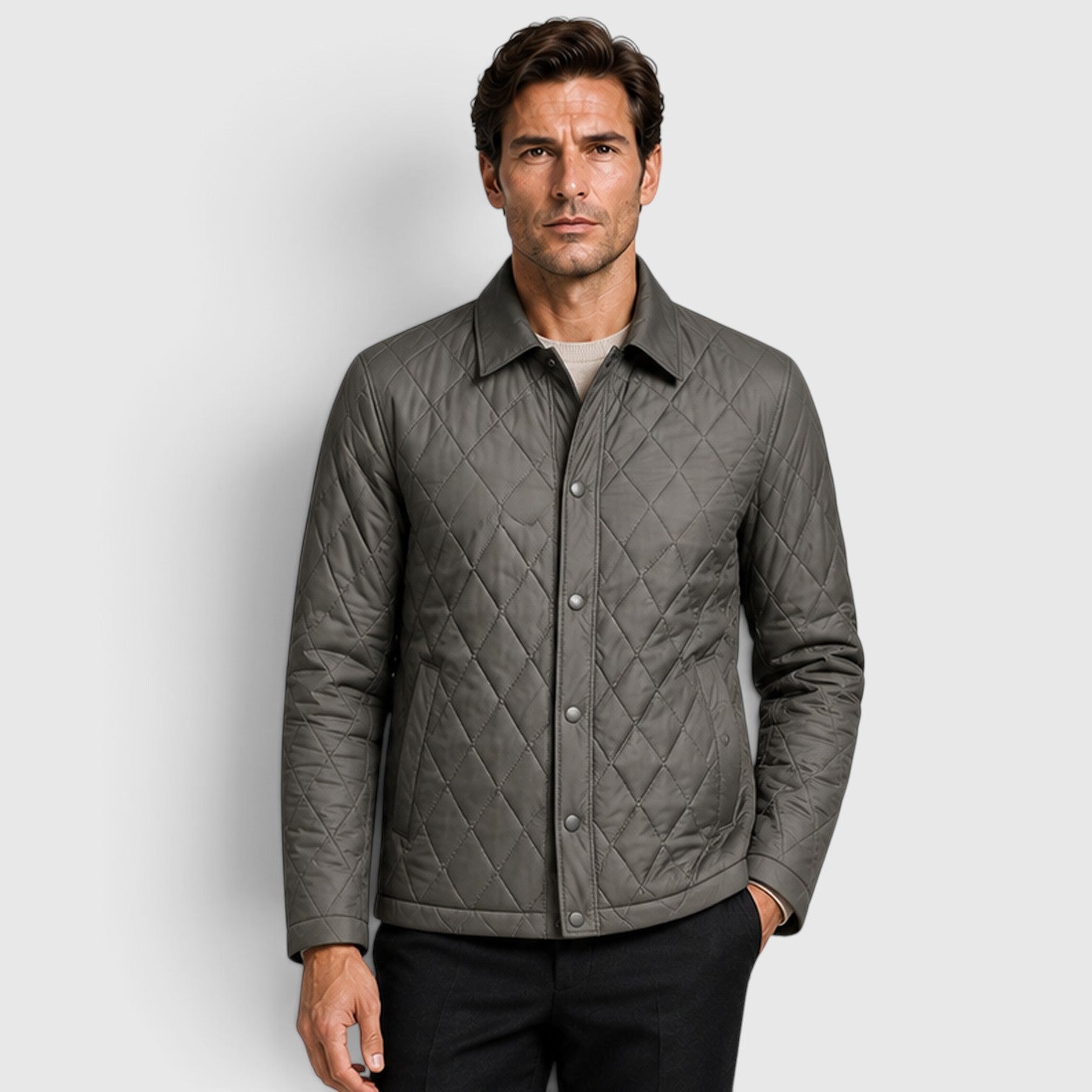 Monvaline | Men’s Thick Puffer Jacket Loose Fit for Outdoor Wear