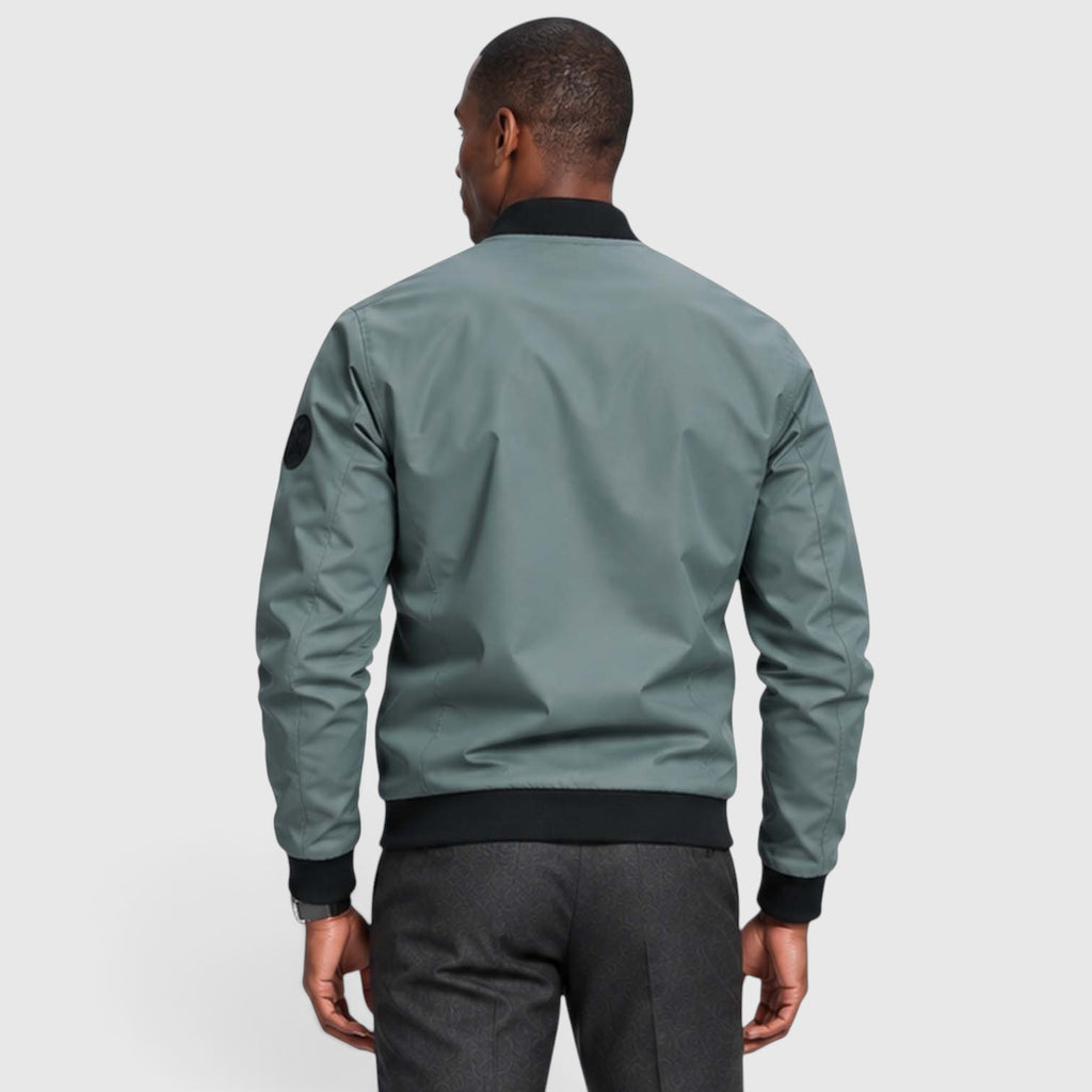 Monvaline | Men’s Vintage Embroidered Jacket for Casual Outdoor Wear