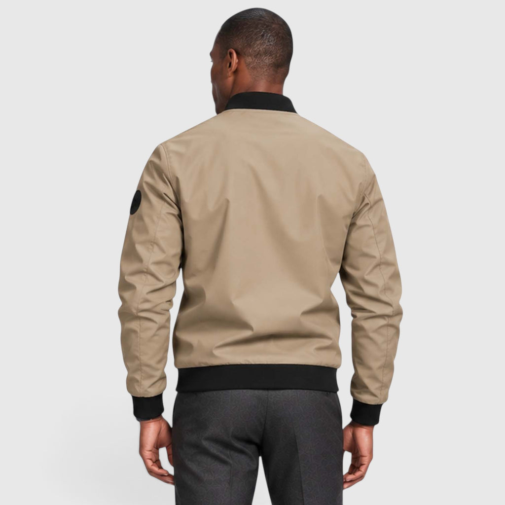 Monvaline | Men’s Vintage Embroidered Jacket for Casual Outdoor Wear