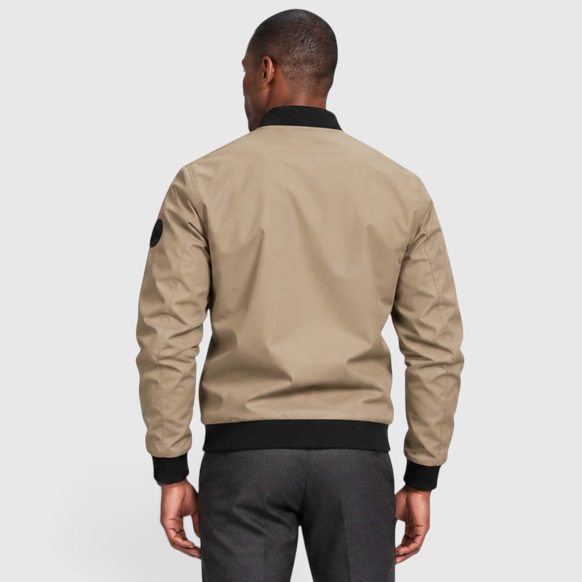 Monvaline | Men’s Vintage Embroidered Jacket for Casual Outdoor Wear
