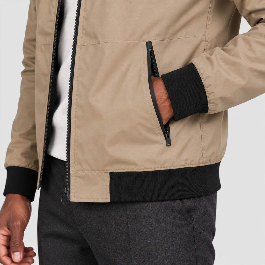 Monvaline | Men’s Vintage Embroidered Jacket for Casual Outdoor Wear