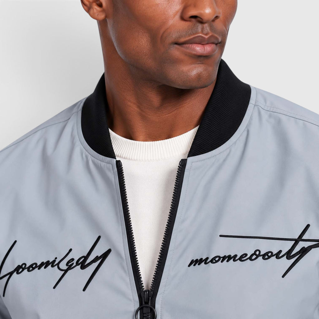Monvaline | Men’s Vintage Embroidered Jacket for Casual Outdoor Wear