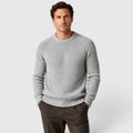 Monvaline | Men’s Warm Rib Knit Sweater for Casual Winter Wear