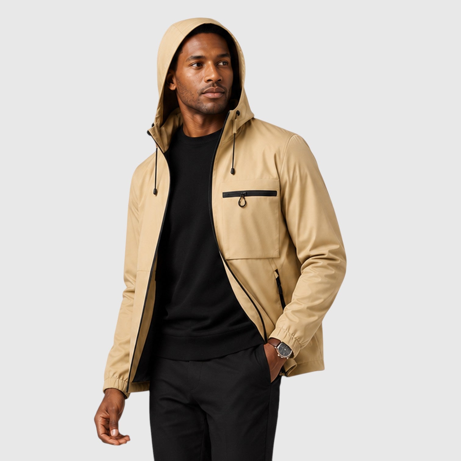 Monvaline | Men’s Warm Waterproof Jacket for Outdoor and Winter Wear