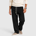 Monvaline | Men’s Wide Leg Drawstring Trousers – Relaxed Fit