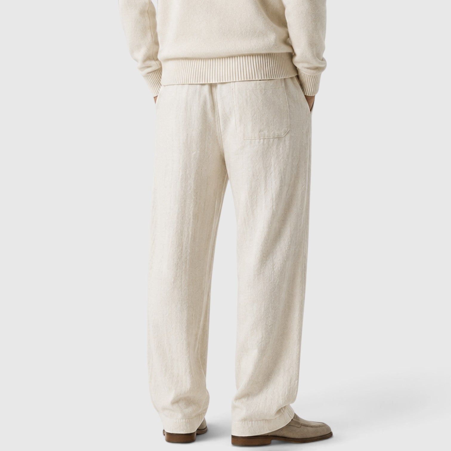 Monvaline | Men’s Wide Leg Sweatpants – Relaxed Drawstring Fit