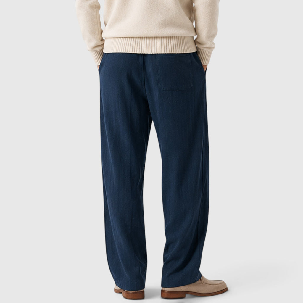 Monvaline | Men’s Wide Leg Sweatpants – Relaxed Drawstring Fit