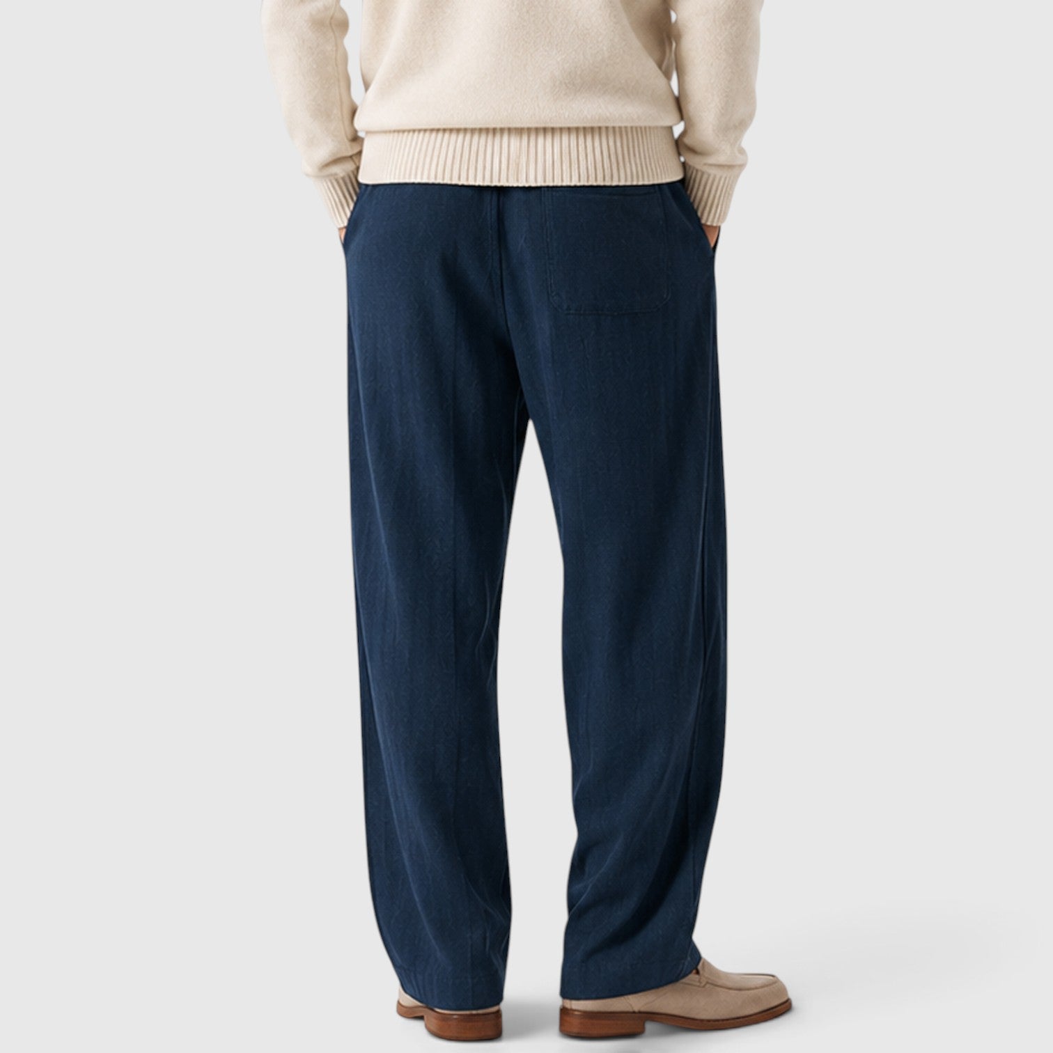 Monvaline | Men’s Wide Leg Sweatpants – Relaxed Drawstring Fit