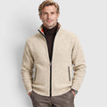 Monvaline | Men’s Zip-Up Cardigan with Collar for Smart Casual Outfits