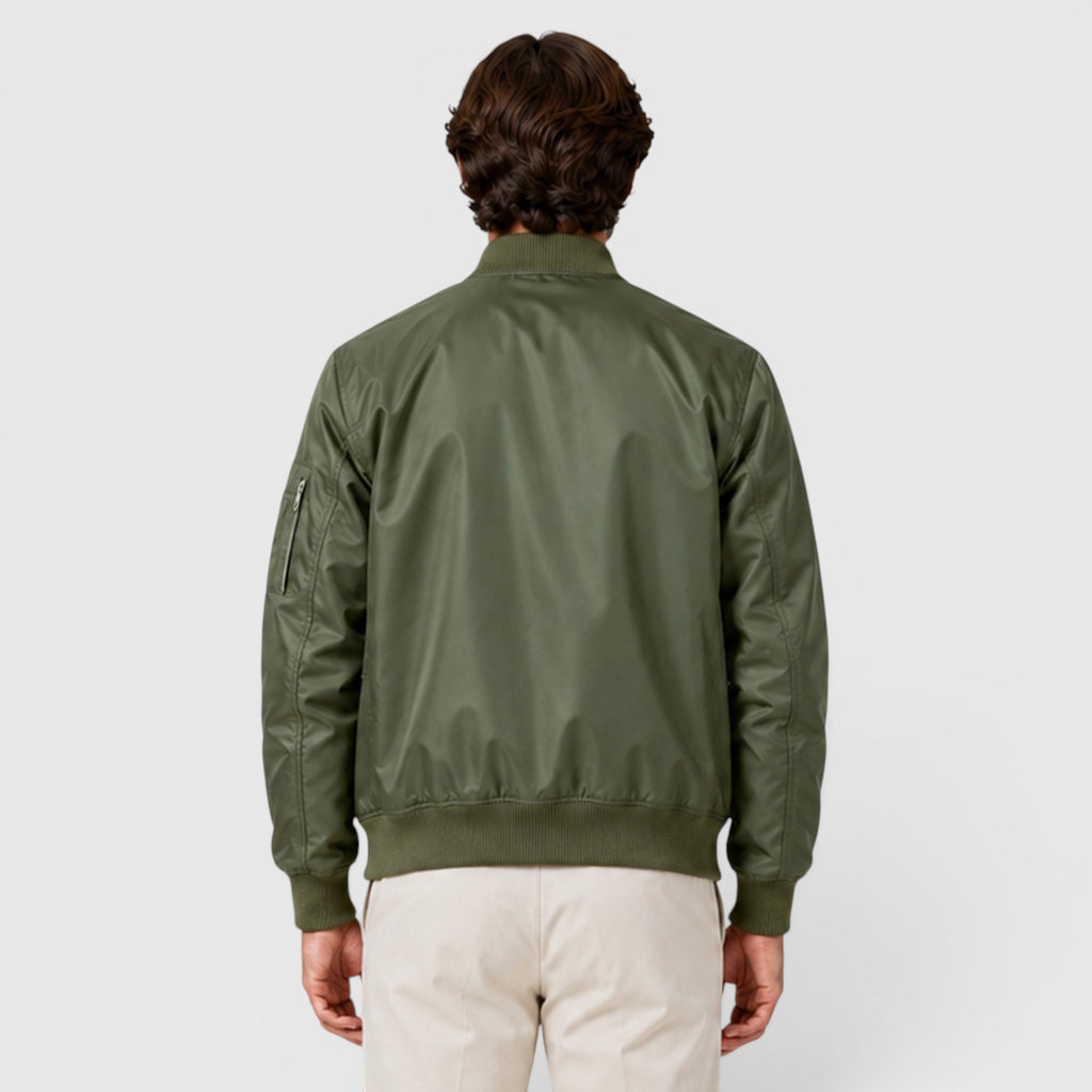 Monvaline | Men's Bomber Jacket for Casual Everyday Outfits