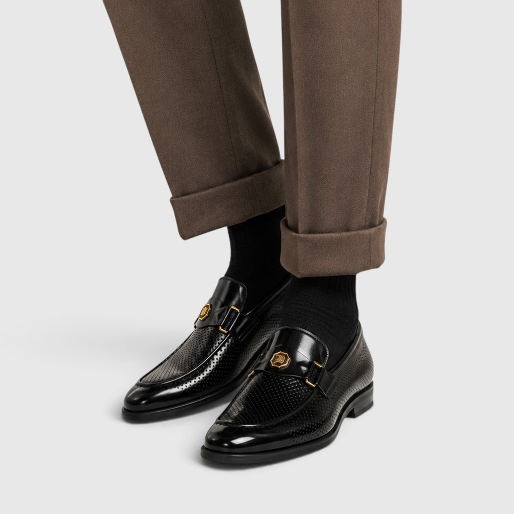 Monvaline | Men's Breathable Slip-On Loafers for Smart Casual Wear