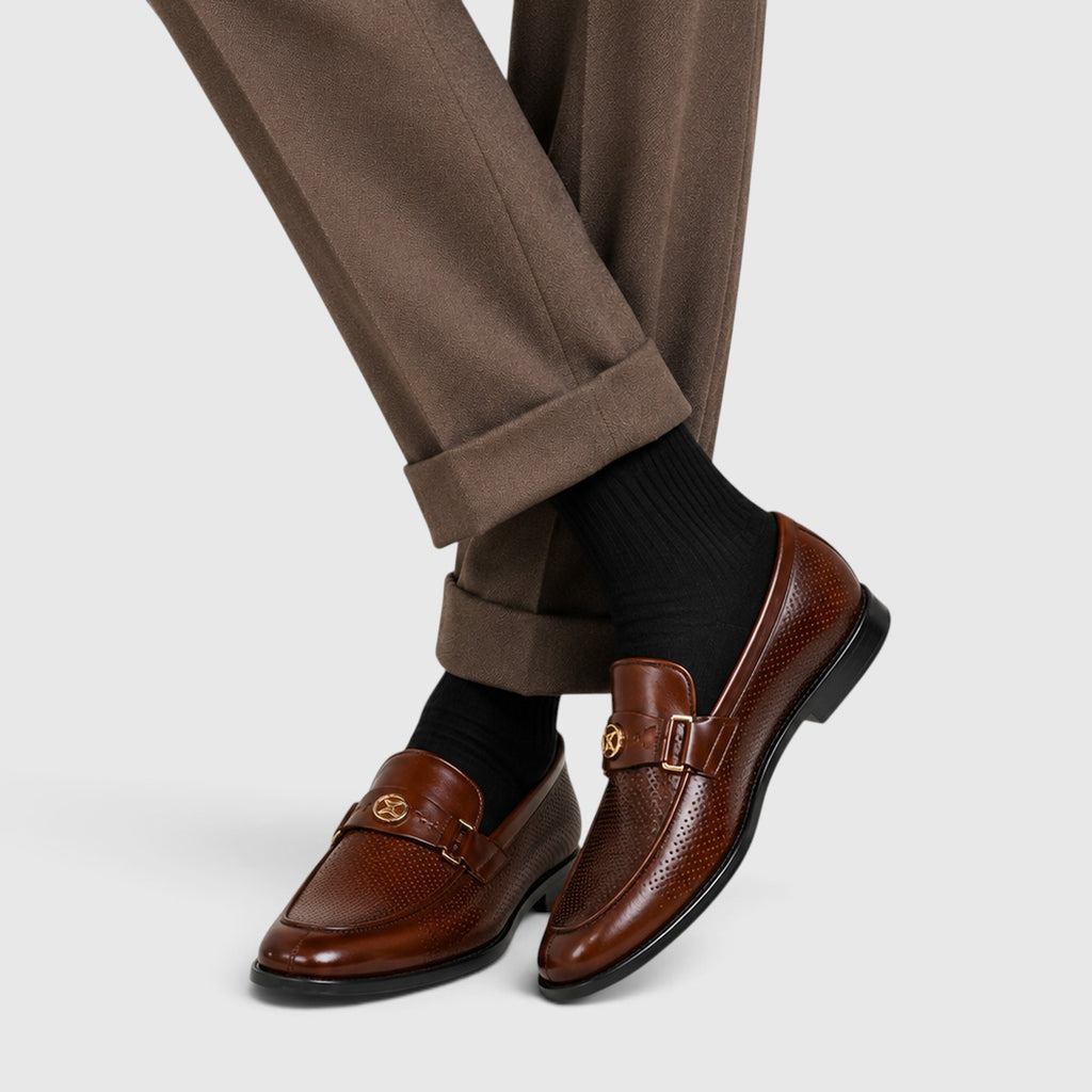 Monvaline | Men's Breathable Slip-On Loafers for Smart Casual Wear