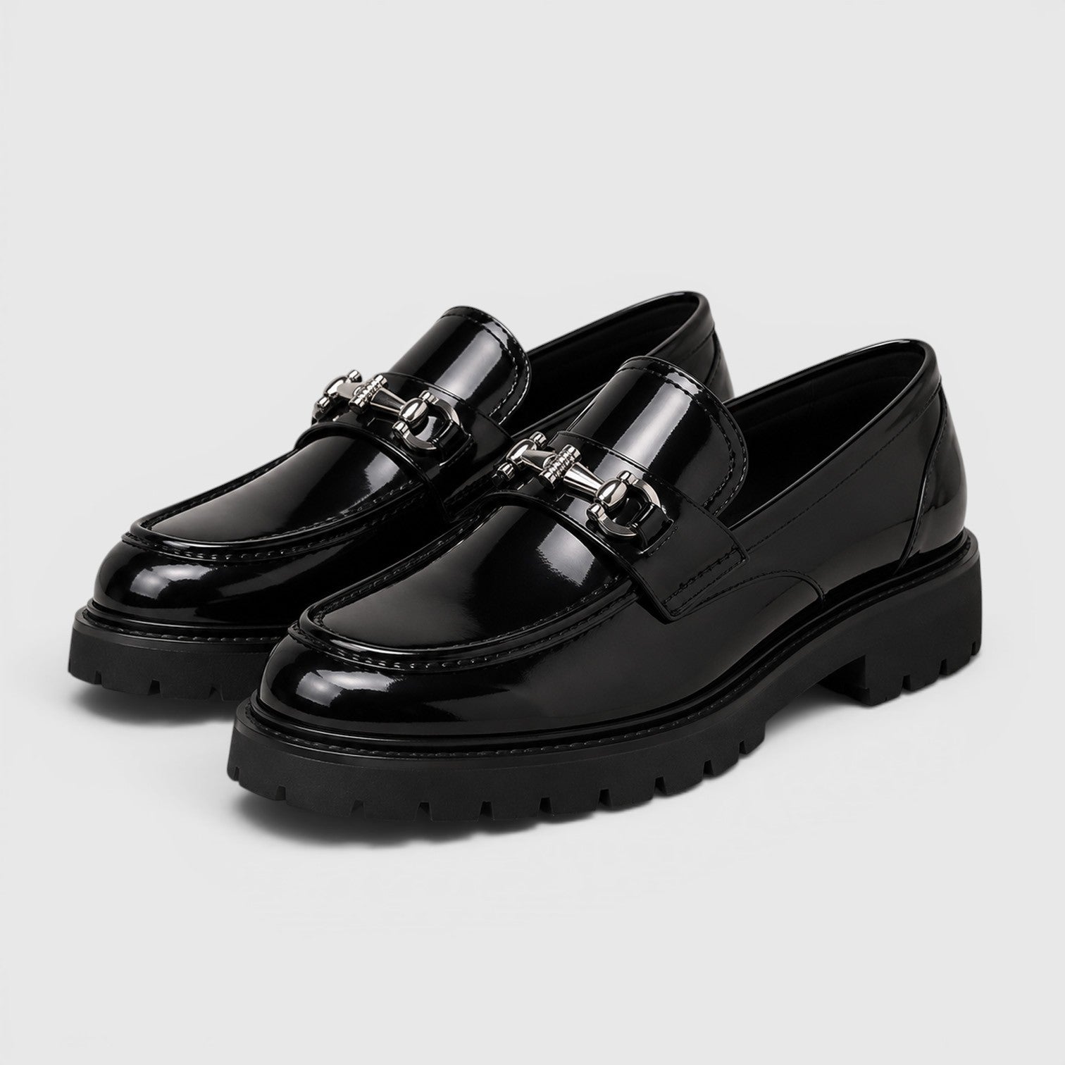 Monvaline | Men's British Slip-On Casual Chunky Sole Loafers