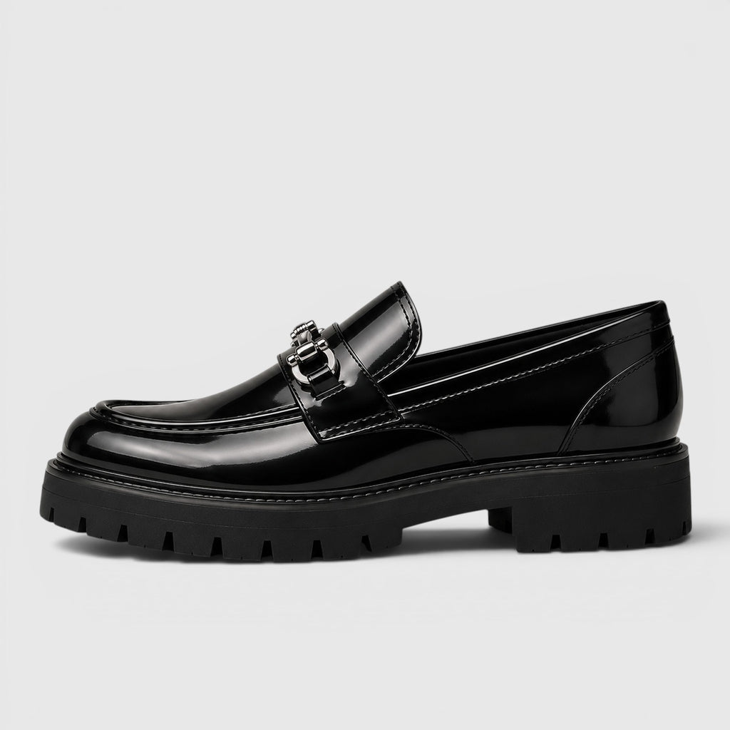 Monvaline | Men's British Slip-On Casual Chunky Sole Loafers