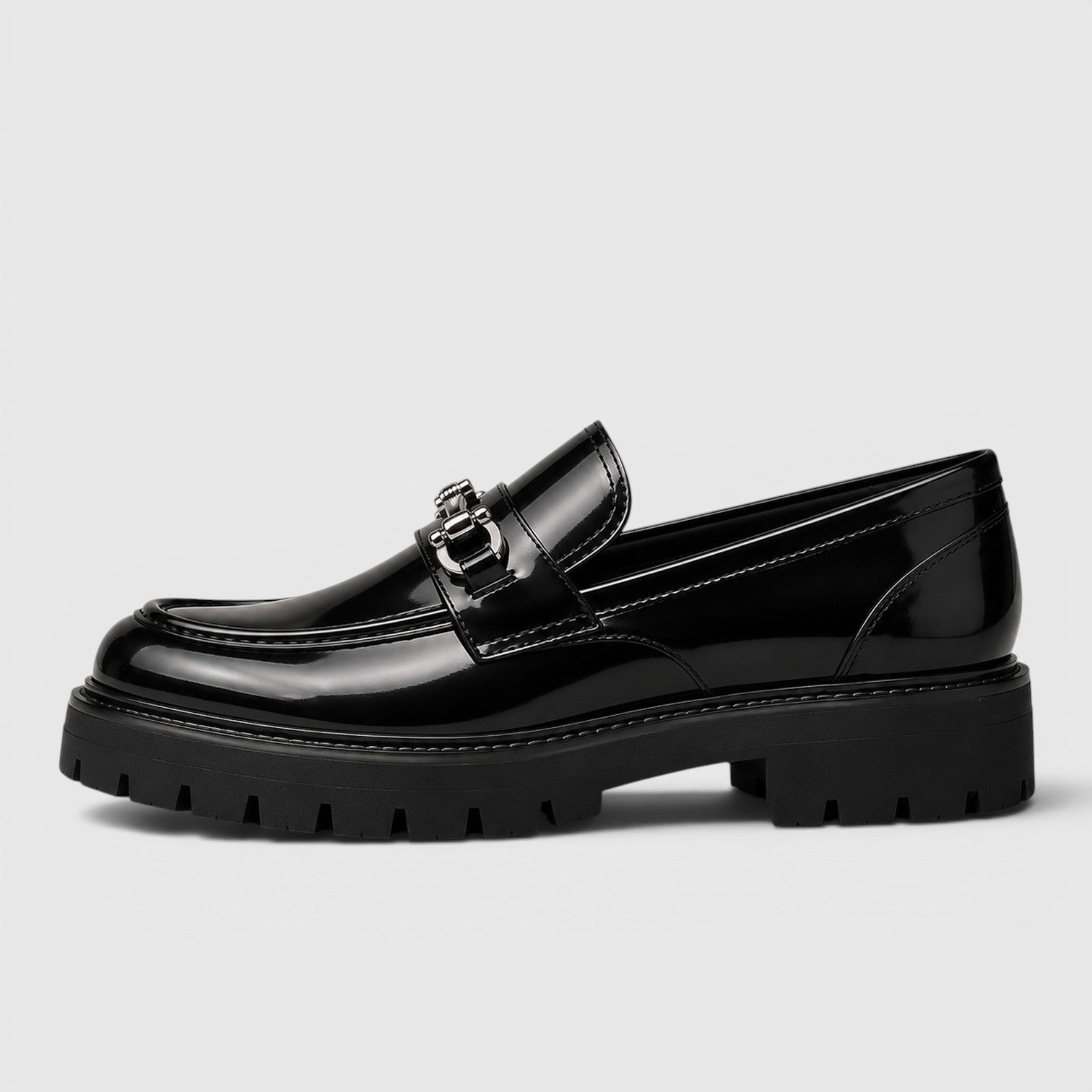 Monvaline | Men's British Slip-On Casual Chunky Sole Loafers