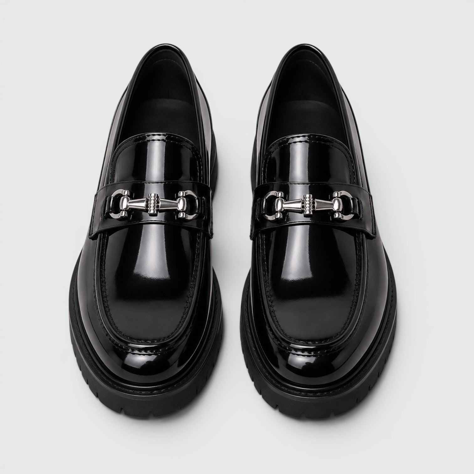 Monvaline | Men's British Slip-On Casual Chunky Sole Loafers
