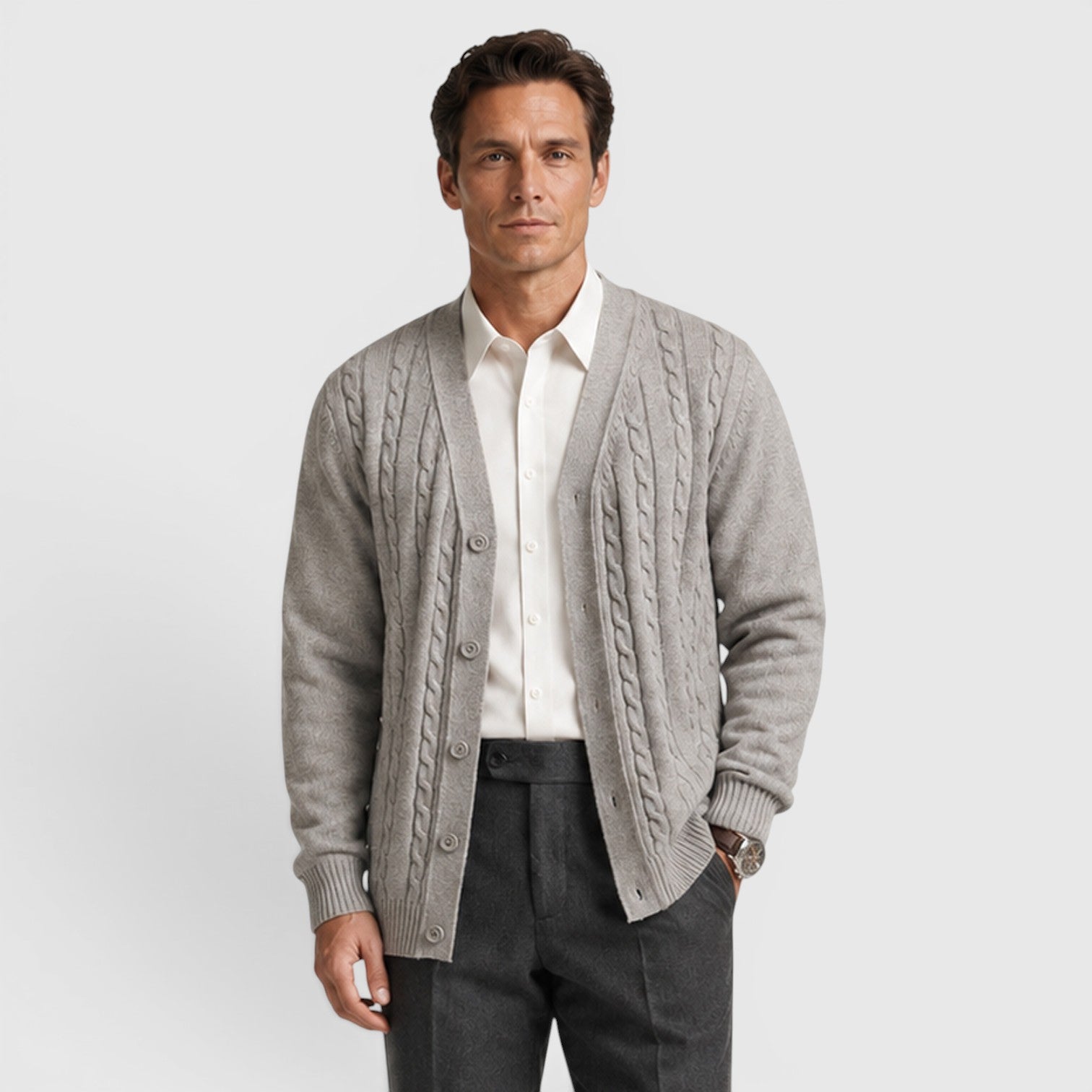 Monvaline | Men's Button Cardigan for Everyday Casual Wear